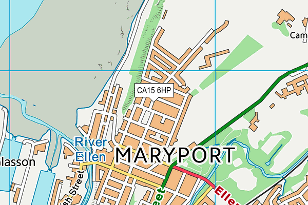 CA15 6HP map - OS VectorMap District (Ordnance Survey)