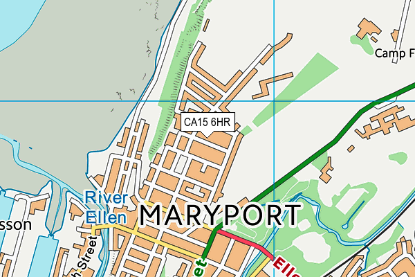 CA15 6HR map - OS VectorMap District (Ordnance Survey)