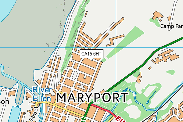 CA15 6HT map - OS VectorMap District (Ordnance Survey)