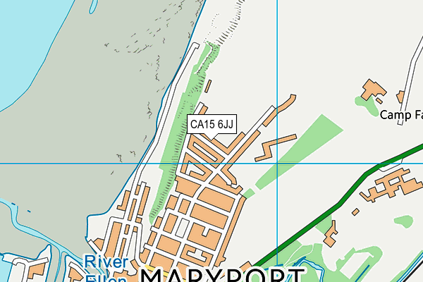 CA15 6JJ map - OS VectorMap District (Ordnance Survey)
