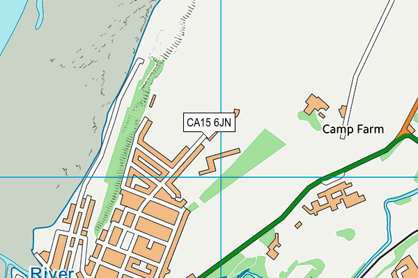 CA15 6JN map - OS VectorMap District (Ordnance Survey)