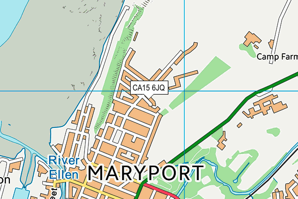 CA15 6JQ map - OS VectorMap District (Ordnance Survey)