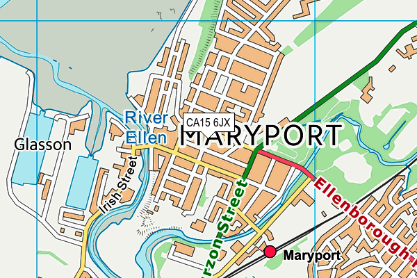 Map of MARYPORT KITCHEN COMPANY LIMITED at district scale