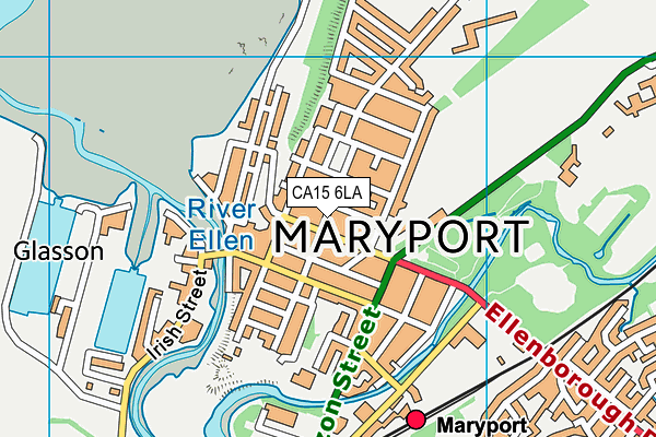 CA15 6LA map - OS VectorMap District (Ordnance Survey)