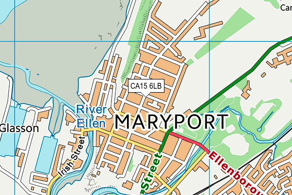 CA15 6LB map - OS VectorMap District (Ordnance Survey)