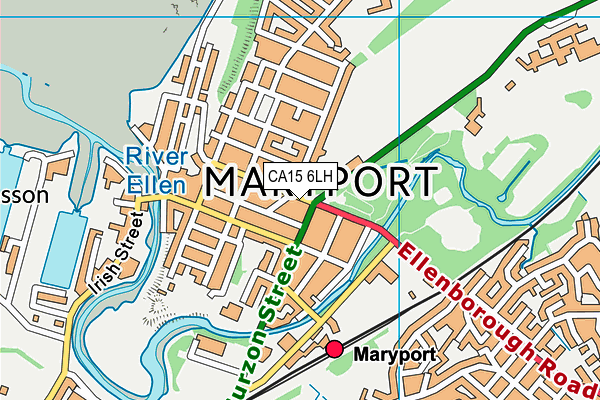 CA15 6LH map - OS VectorMap District (Ordnance Survey)