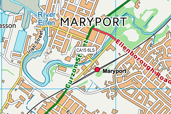 CA15 6LS map - OS VectorMap District (Ordnance Survey)