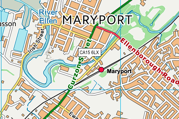 CA15 6LX map - OS VectorMap District (Ordnance Survey)