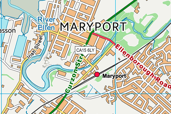 CA15 6LY map - OS VectorMap District (Ordnance Survey)