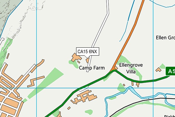 CA15 6NX map - OS VectorMap District (Ordnance Survey)