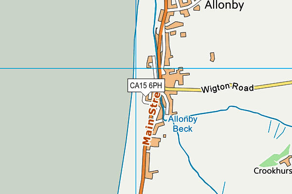 CA15 6PH map - OS VectorMap District (Ordnance Survey)