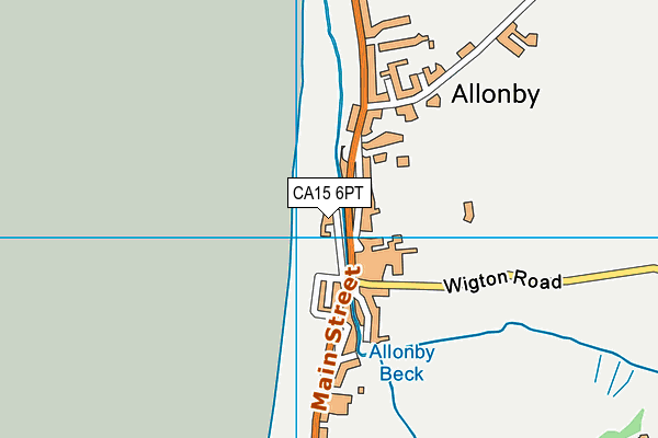 CA15 6PT map - OS VectorMap District (Ordnance Survey)