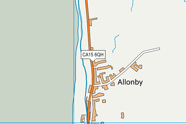 CA15 6QH map - OS VectorMap District (Ordnance Survey)