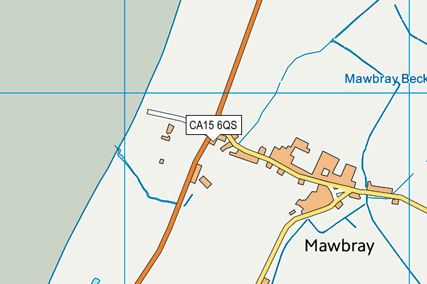 CA15 6QS map - OS VectorMap District (Ordnance Survey)