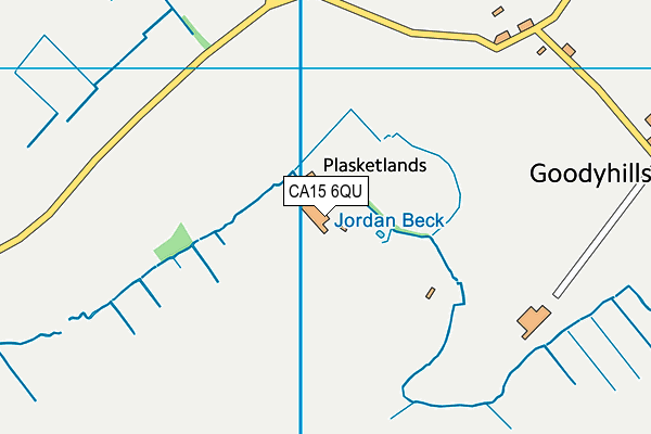 CA15 6QU map - OS VectorMap District (Ordnance Survey)