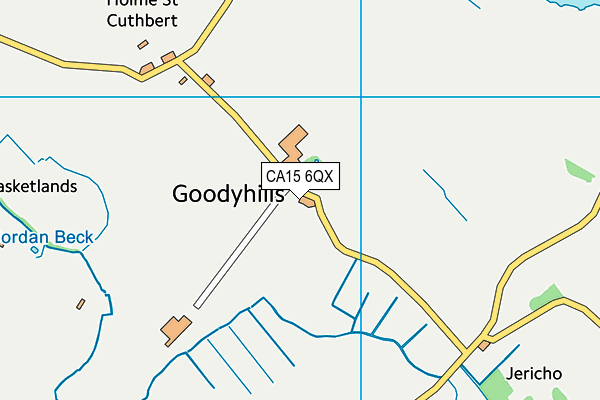 CA15 6QX map - OS VectorMap District (Ordnance Survey)