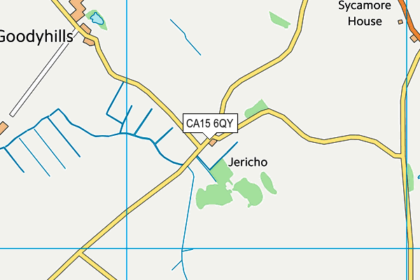 CA15 6QY map - OS VectorMap District (Ordnance Survey)