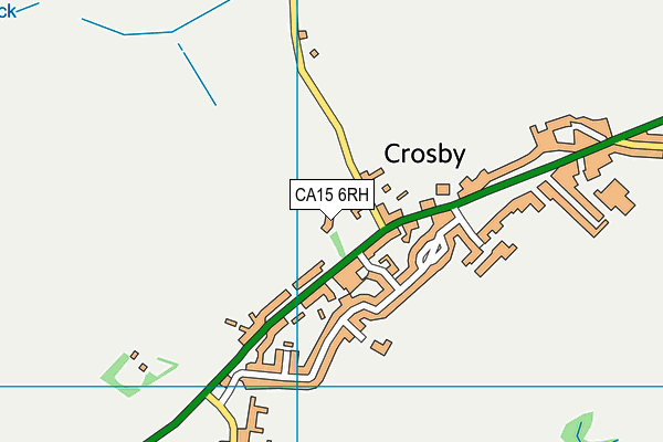 CA15 6RH map - OS VectorMap District (Ordnance Survey)