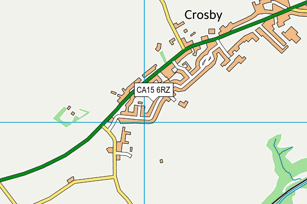 CA15 6RZ map - OS VectorMap District (Ordnance Survey)