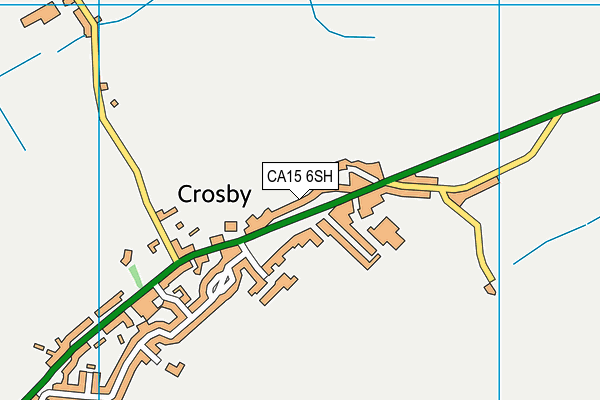 CA15 6SH map - OS VectorMap District (Ordnance Survey)