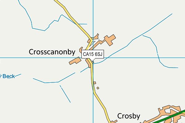 CA15 6SJ map - OS VectorMap District (Ordnance Survey)