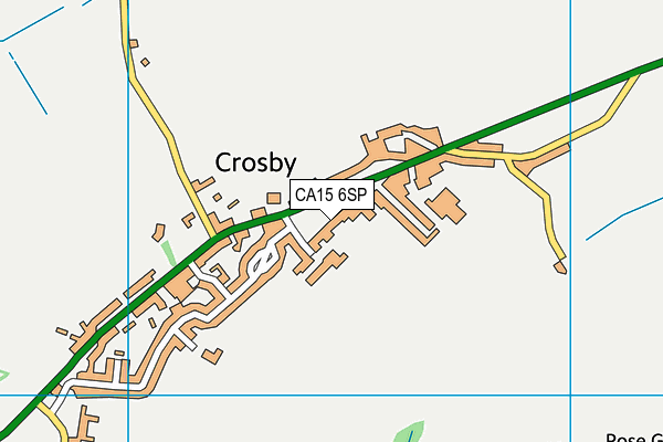 CA15 6SP map - OS VectorMap District (Ordnance Survey)