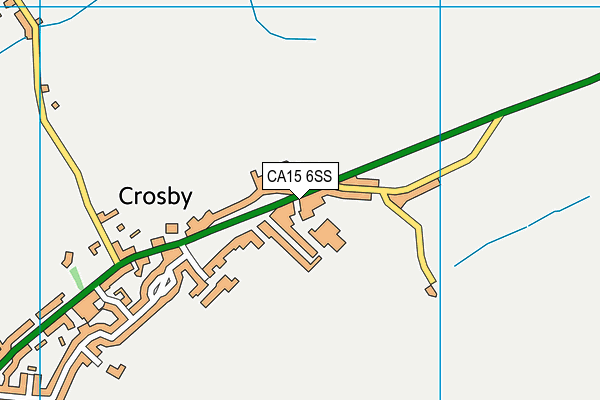 CA15 6SS map - OS VectorMap District (Ordnance Survey)