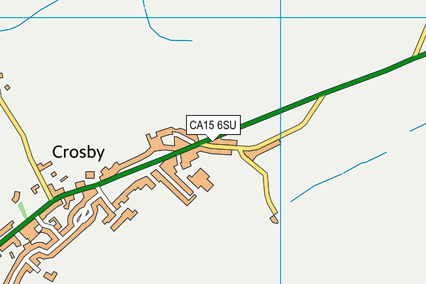 CA15 6SU map - OS VectorMap District (Ordnance Survey)