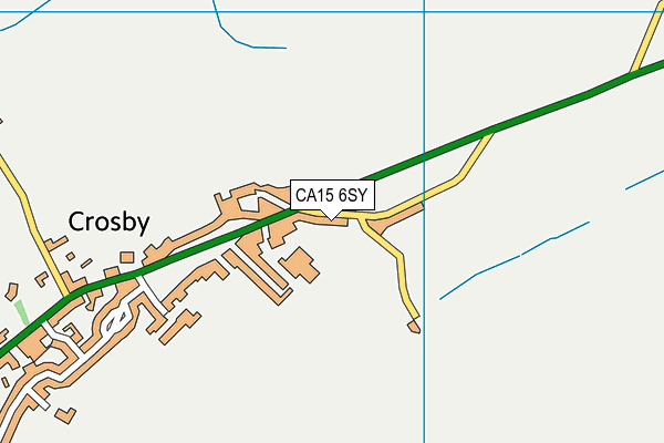 CA15 6SY map - OS VectorMap District (Ordnance Survey)