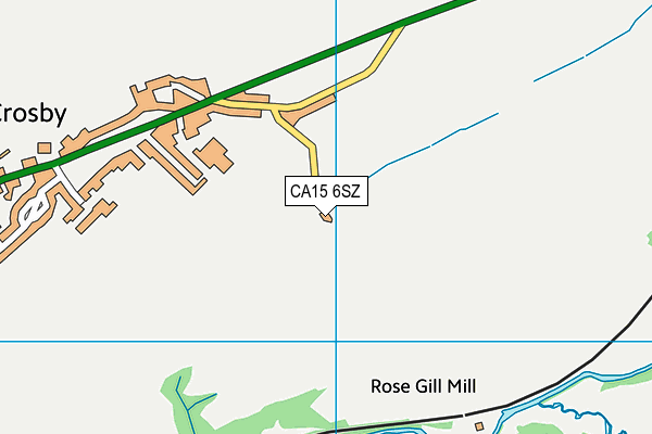 CA15 6SZ map - OS VectorMap District (Ordnance Survey)