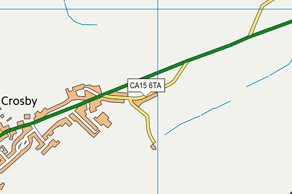 CA15 6TA map - OS VectorMap District (Ordnance Survey)