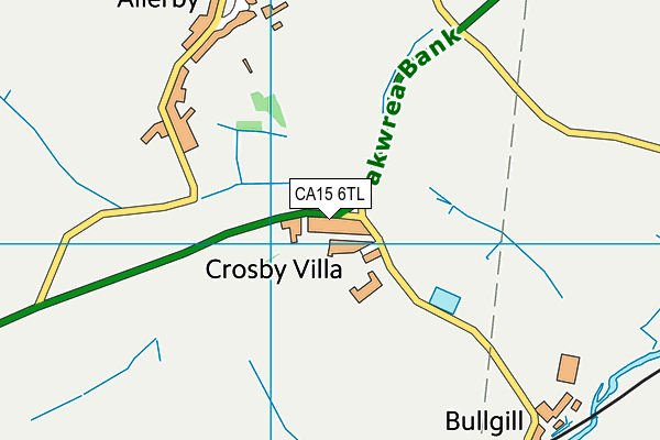 CA15 6TL map - OS VectorMap District (Ordnance Survey)