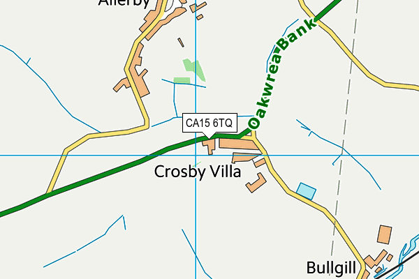 CA15 6TQ map - OS VectorMap District (Ordnance Survey)