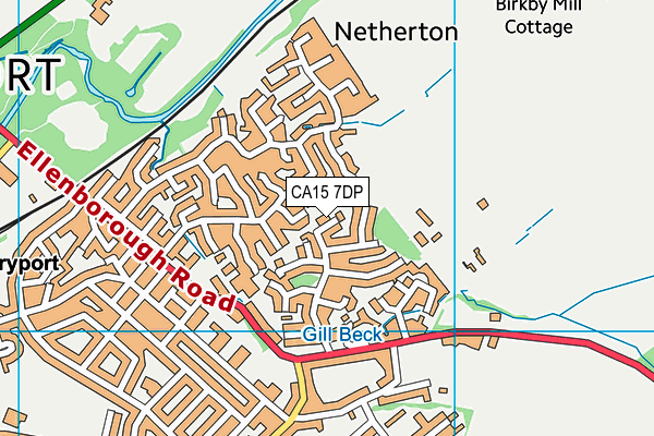 CA15 7DP map - OS VectorMap District (Ordnance Survey)