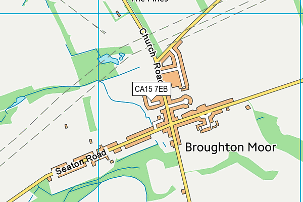 CA15 7EB map - OS VectorMap District (Ordnance Survey)