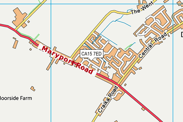CA15 7ED map - OS VectorMap District (Ordnance Survey)