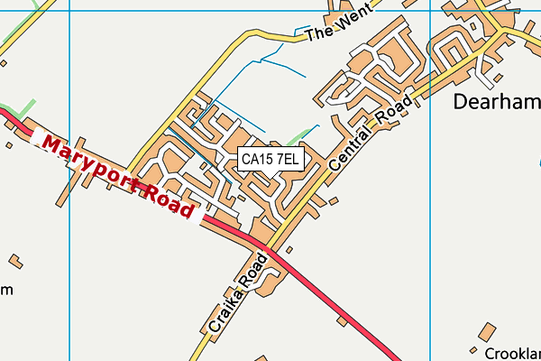 Pottery Park map (CA15 7EL) - OS VectorMap District (Ordnance Survey)