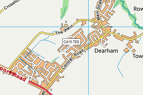 CA15 7ES map - OS VectorMap District (Ordnance Survey)