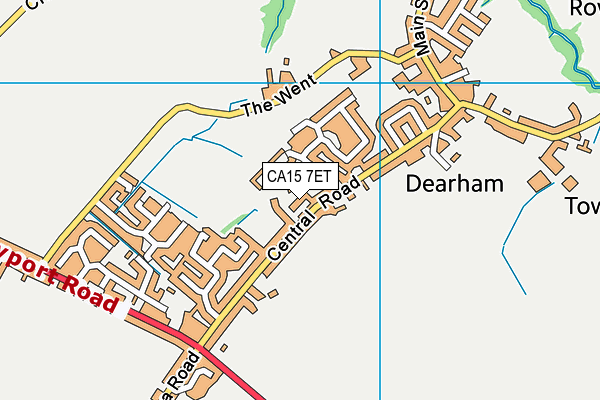 CA15 7ET map - OS VectorMap District (Ordnance Survey)