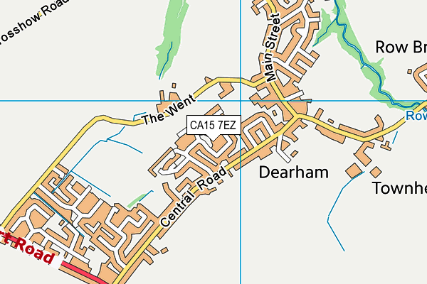 CA15 7EZ map - OS VectorMap District (Ordnance Survey)