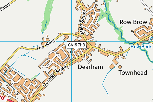 CA15 7HB map - OS VectorMap District (Ordnance Survey)