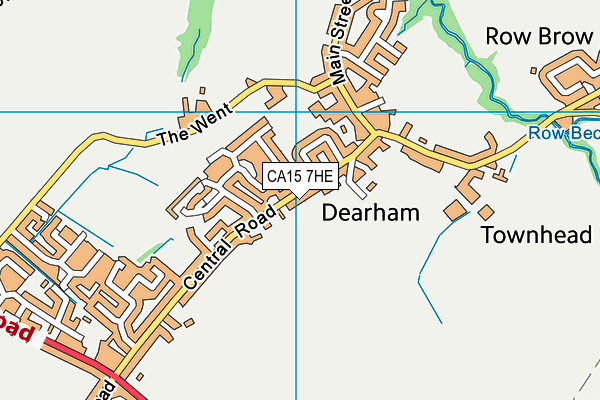 CA15 7HE map - OS VectorMap District (Ordnance Survey)