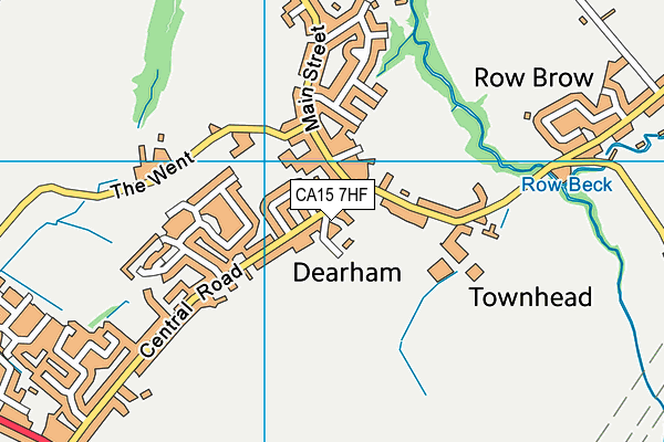 CA15 7HF map - OS VectorMap District (Ordnance Survey)