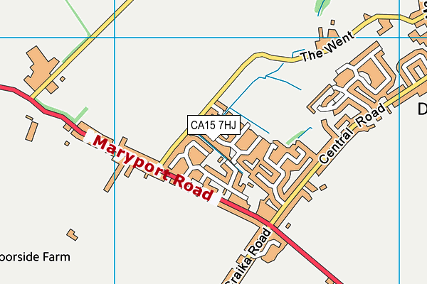 CA15 7HJ map - OS VectorMap District (Ordnance Survey)