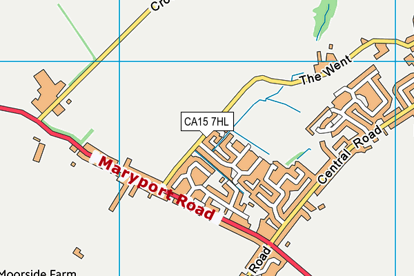 CA15 7HL map - OS VectorMap District (Ordnance Survey)