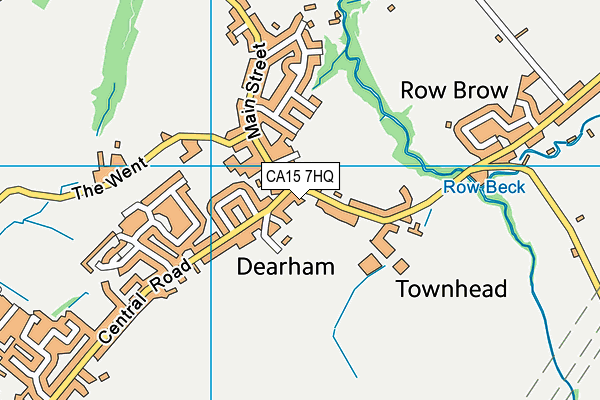 CA15 7HQ map - OS VectorMap District (Ordnance Survey)