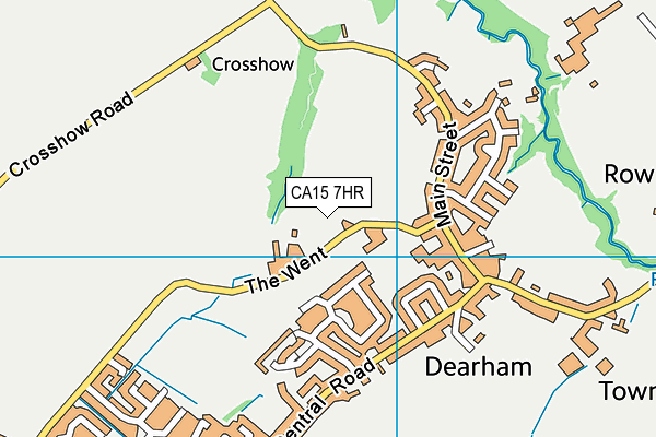 Dearham Primary School map (CA15 7HR) - OS VectorMap District (Ordnance Survey)
