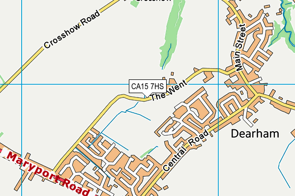 CA15 7HS map - OS VectorMap District (Ordnance Survey)