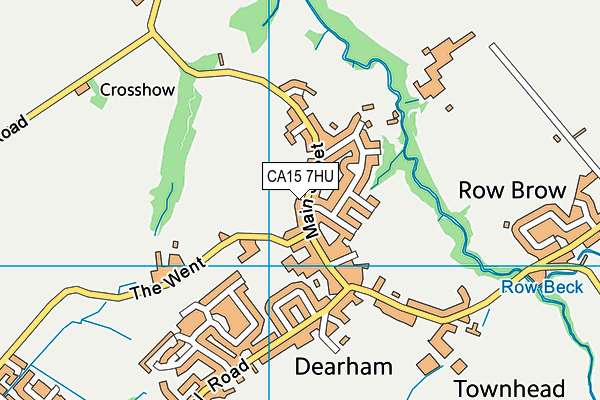 CA15 7HU map - OS VectorMap District (Ordnance Survey)