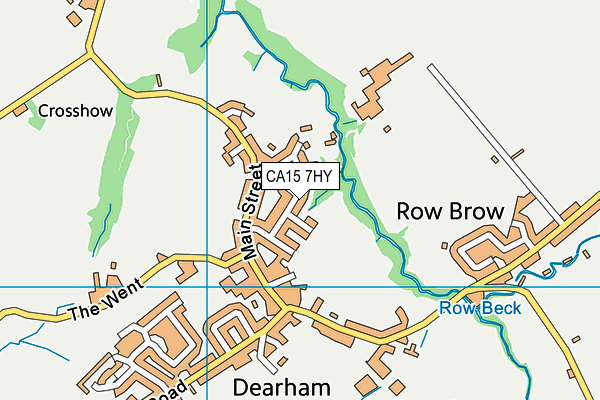 CA15 7HY map - OS VectorMap District (Ordnance Survey)